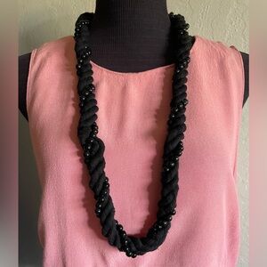 5 for $25 Cotton rope and beads necklace